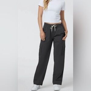 New Vouri Birch Cargo Pants In Vintage Black